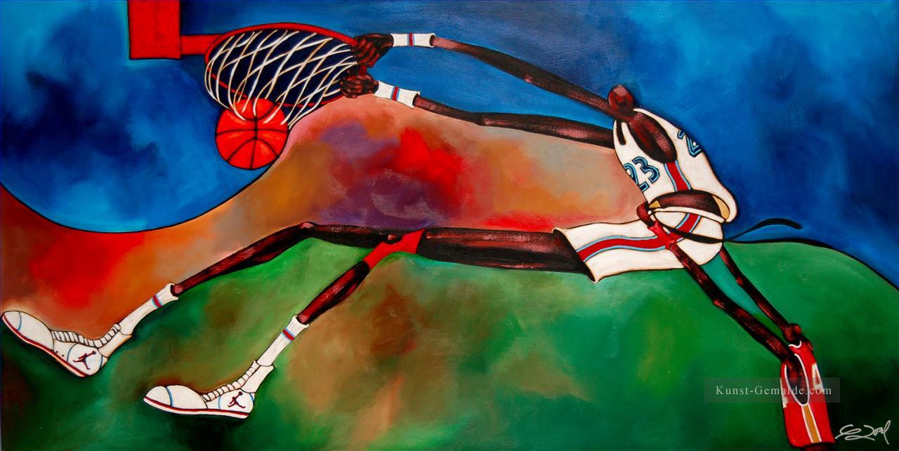 Basketball abstrakte Impressionisten Ölgemälde
